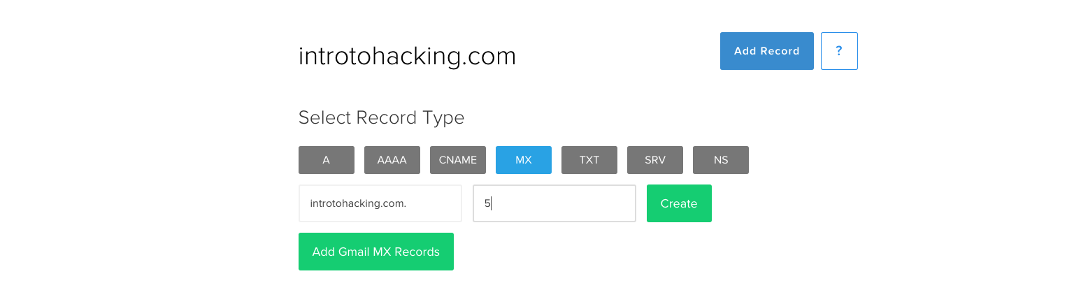 MX record