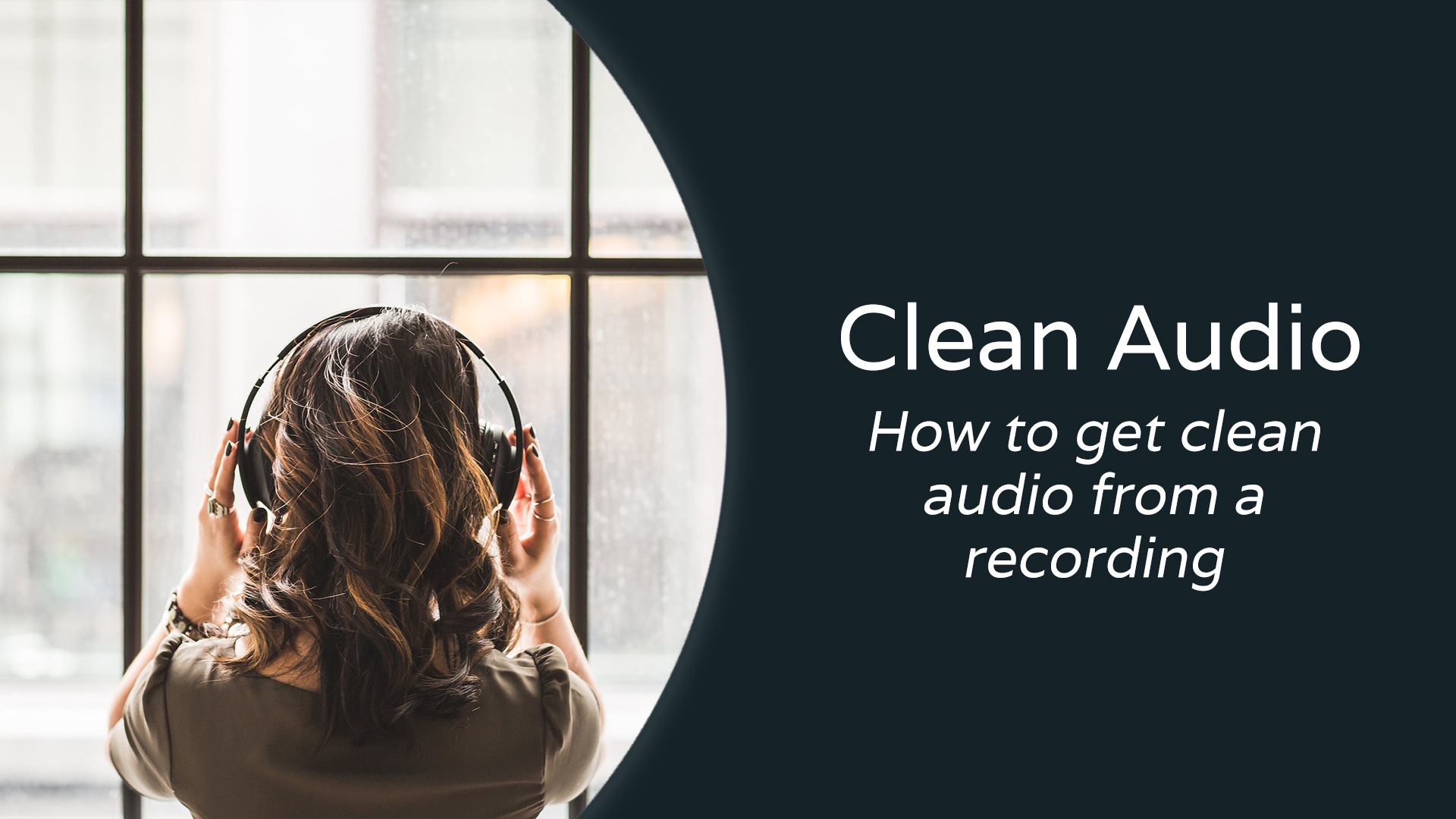 How to get clean audio from a recording Founder at work