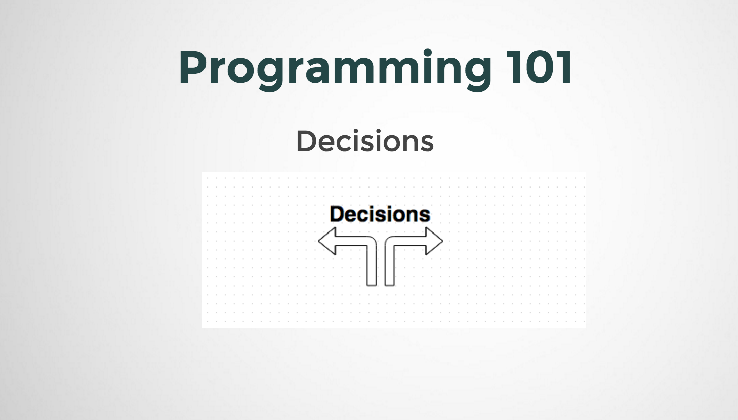 Programming Decisions | Founder at work