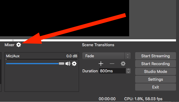 OBS audio delay setting